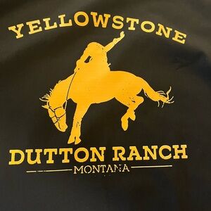 Yellowstone Dutton Ranch Black T-Shirt